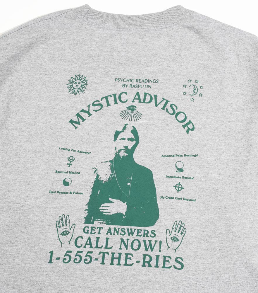 Theories Mystic Advisor Longsleeve Tee Ash Grey