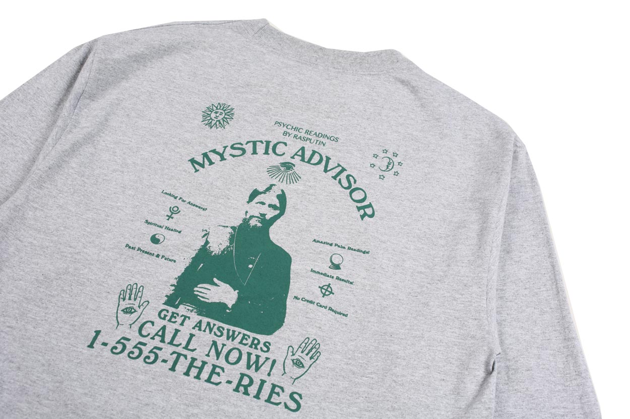 Theories Mystic Advisor Longsleeve Tee Ash Grey