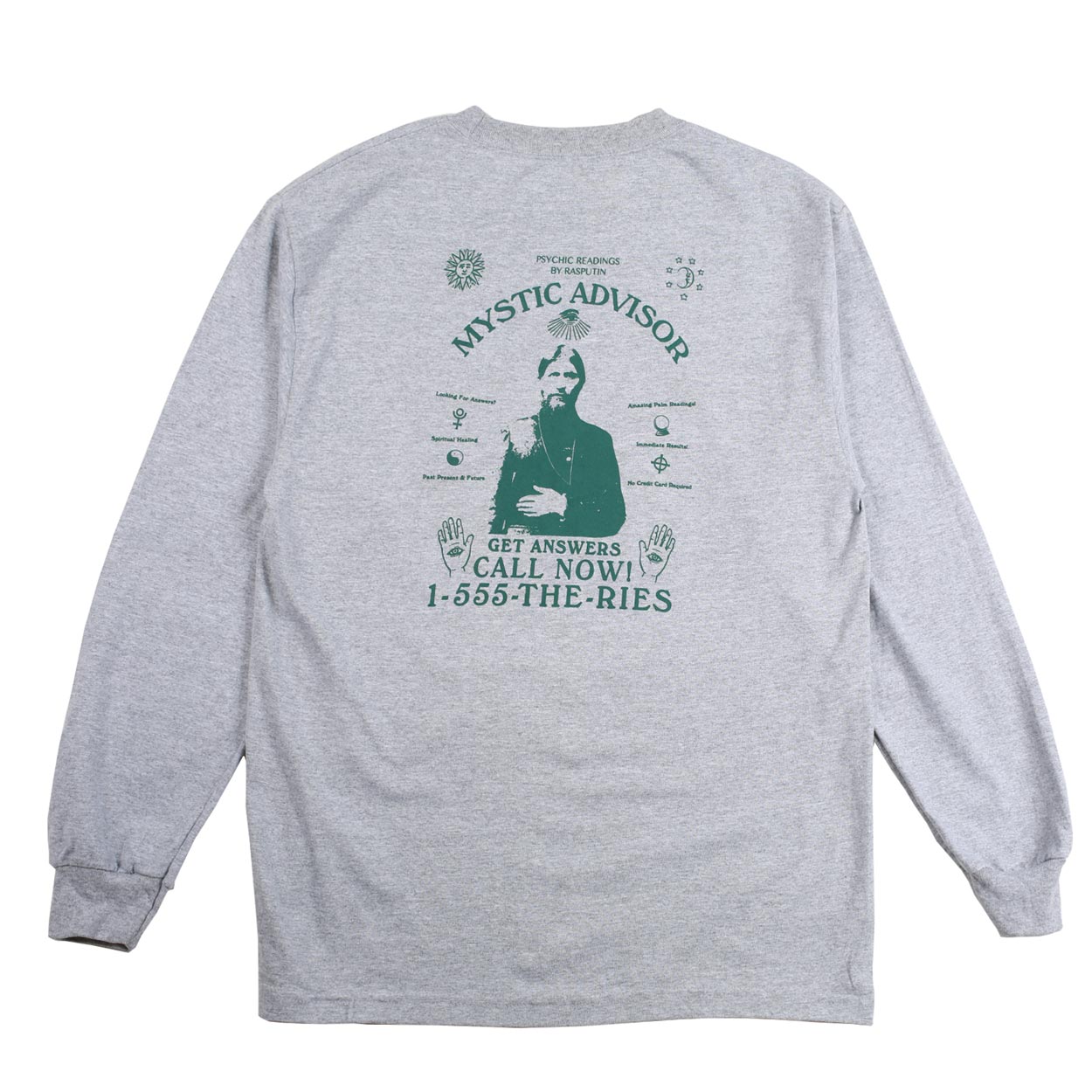 Theories Mystic Advisor Longsleeve Tee Ash Grey