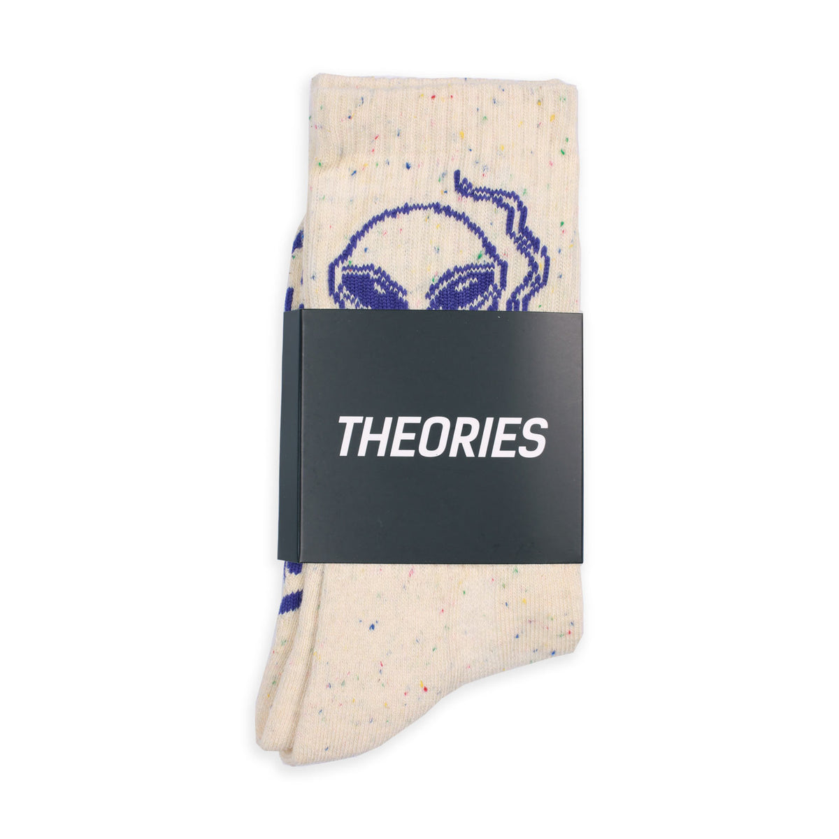 Theories Outer Space Sock Blue Speckle