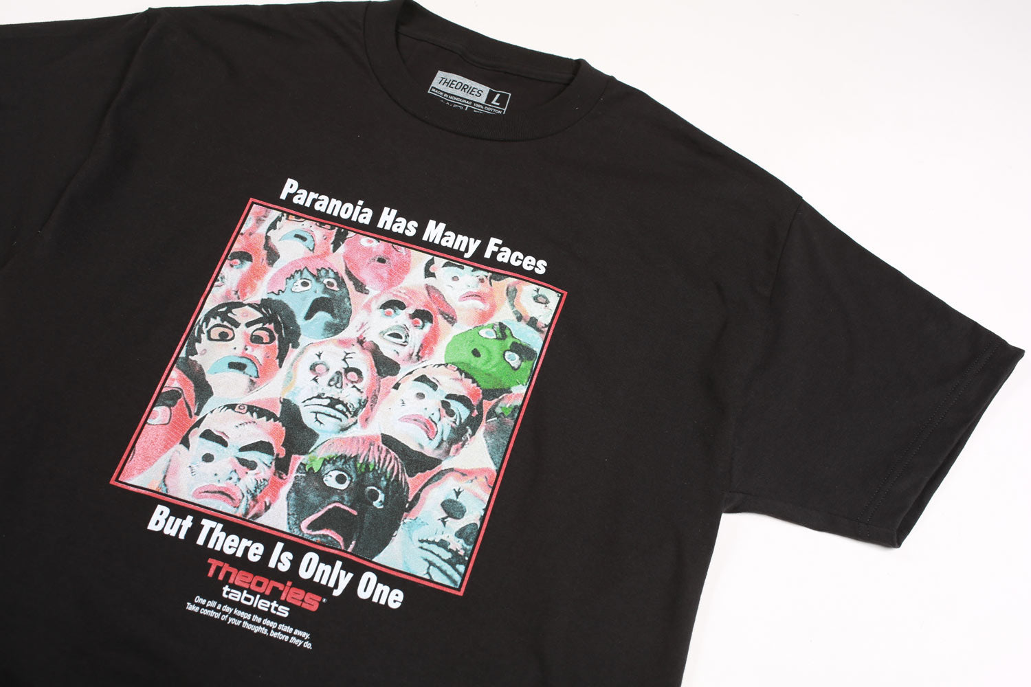 Theories Paranoia Tee Black
