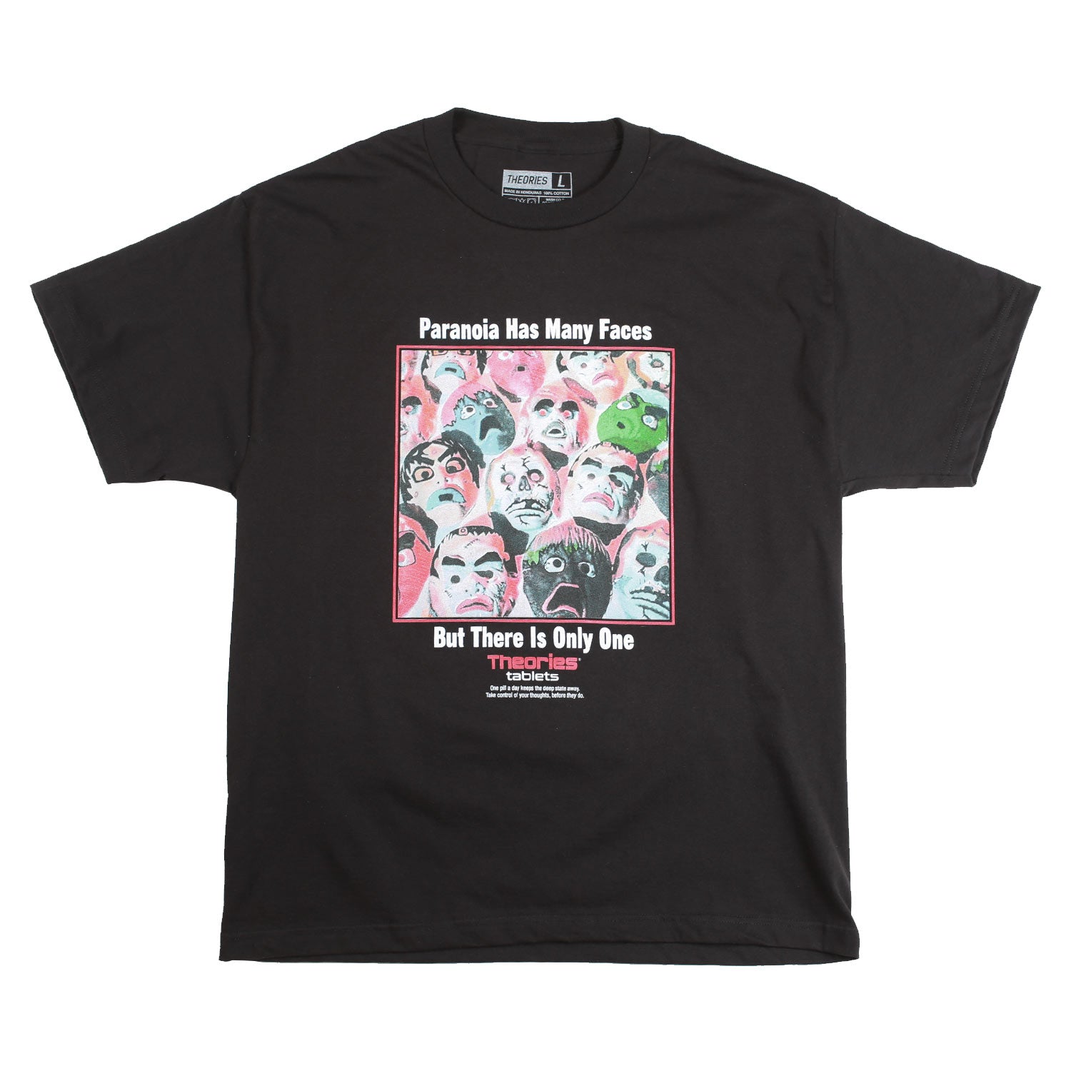 Theories Paranoia Tee Black