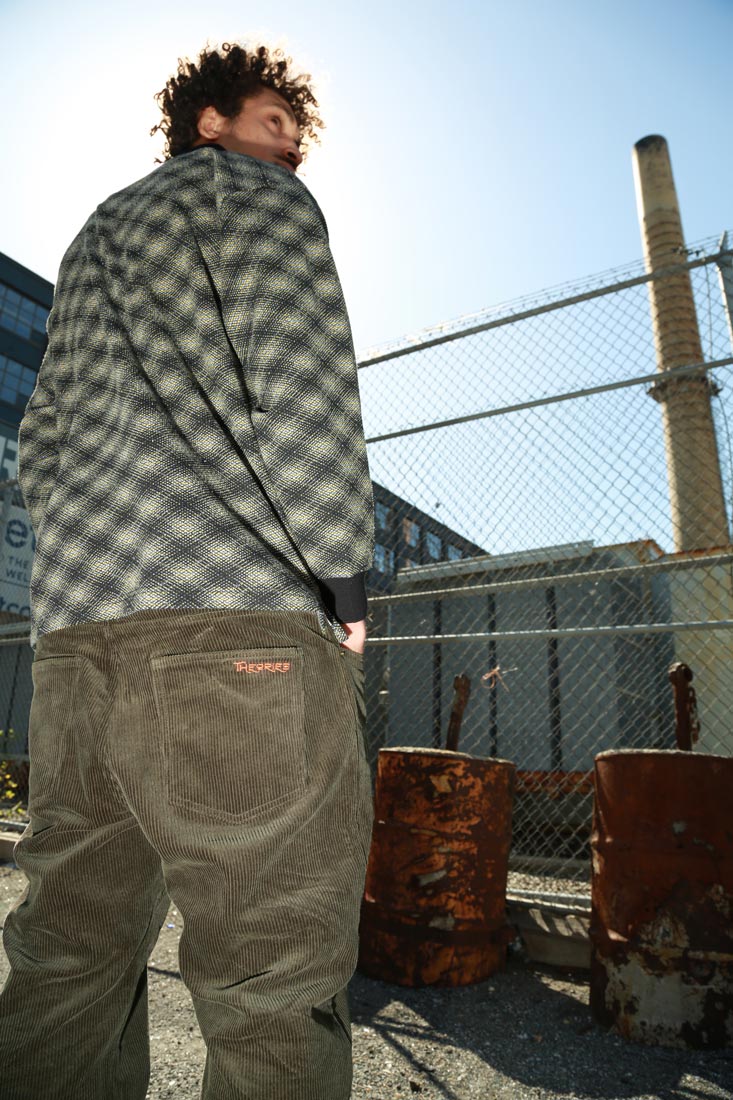 Theories Pavillion Corduroy Pants Moss