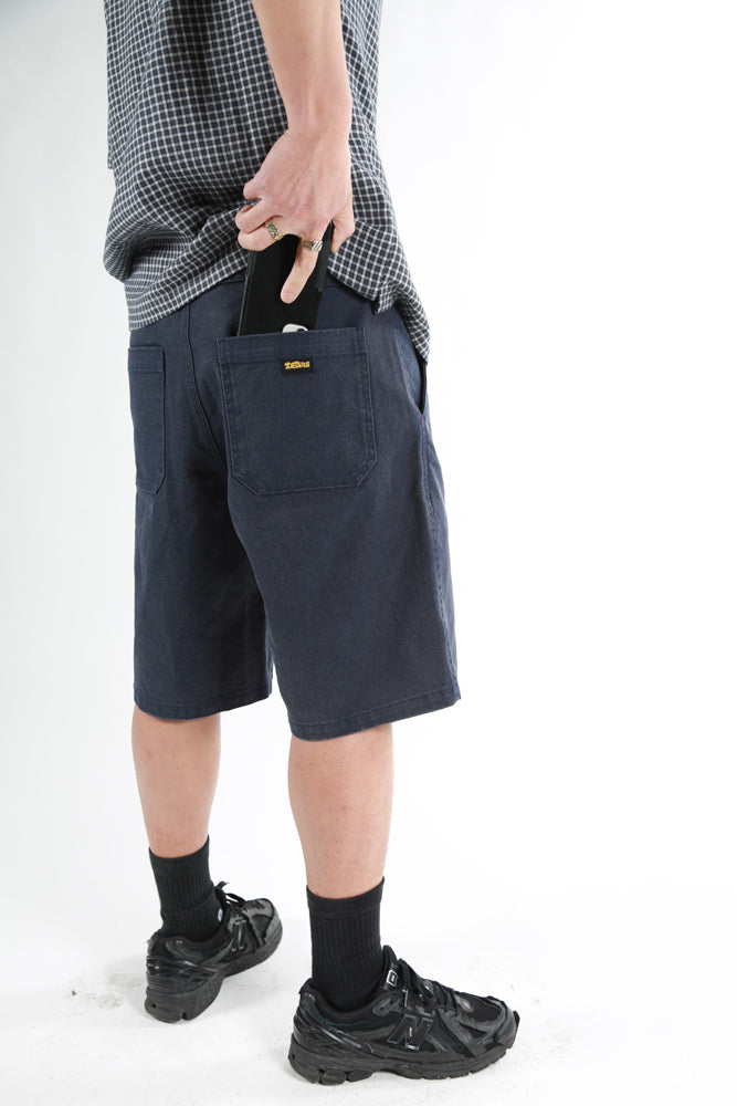 Theories PIANO TRAP II SHORTS Navy Model Back