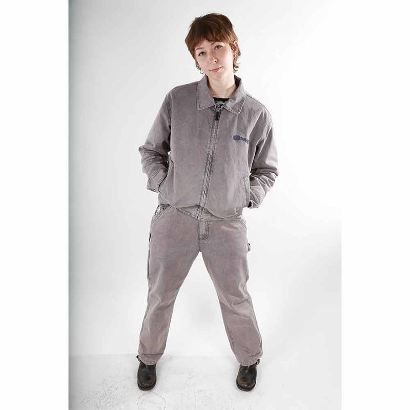 Theories PIANO TRAP Carpenter Pant WASHED LAVENDAR Model front