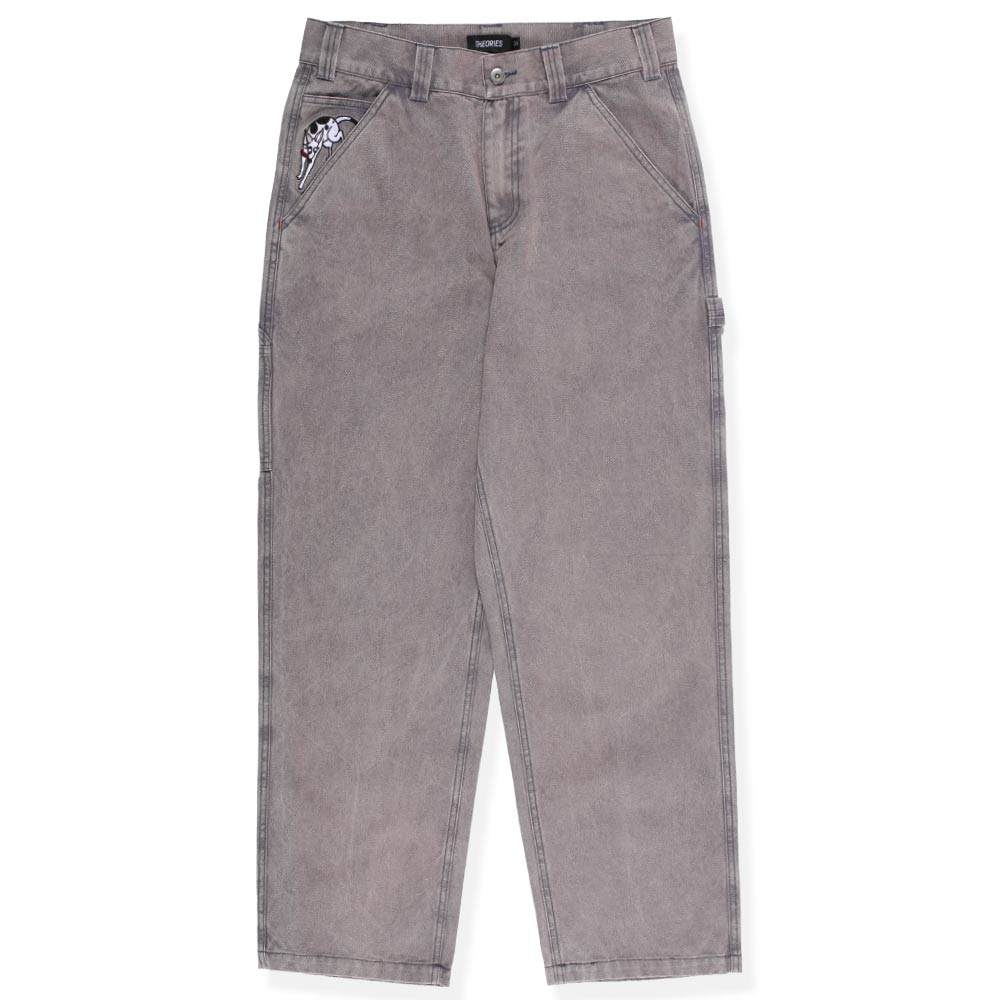 Theories PIANO TRAP Carpenter Pant WASHED PURPLE  FRONT