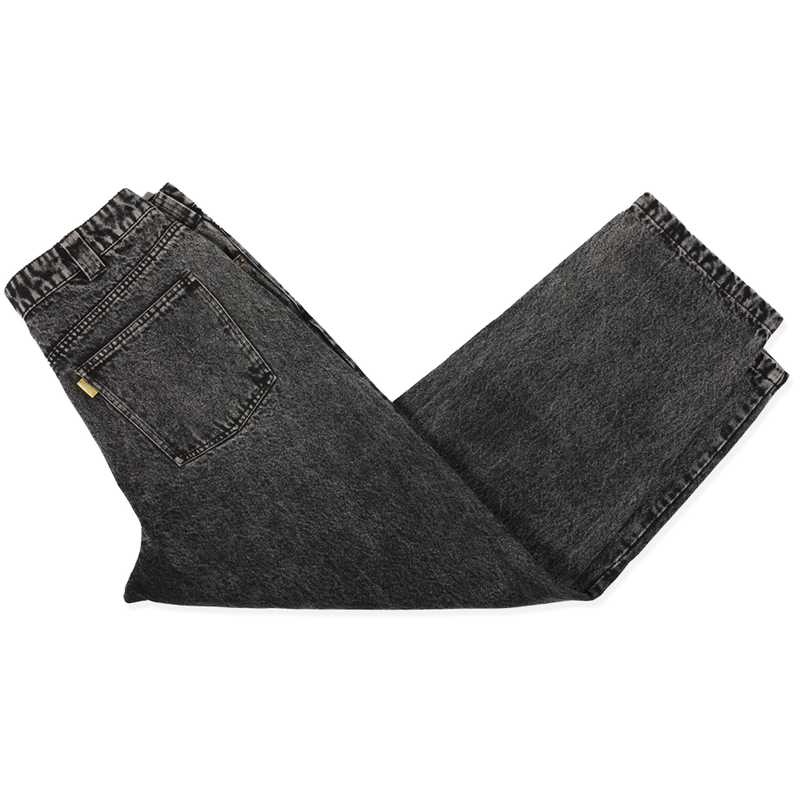 Theories Plaza Jeans Acid Wash Black Fold