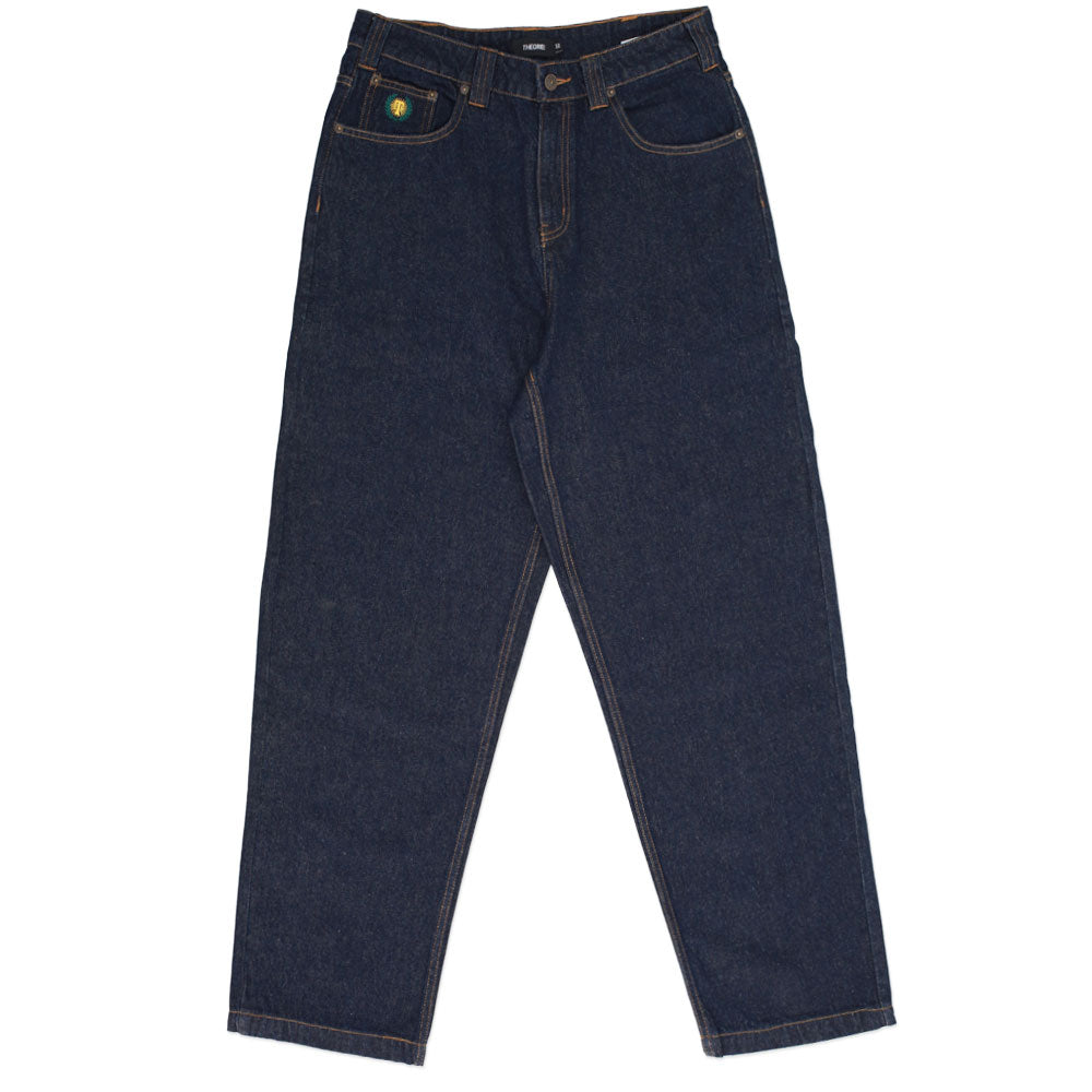 Theories Plaza Jeans Dark Wash Blue Front