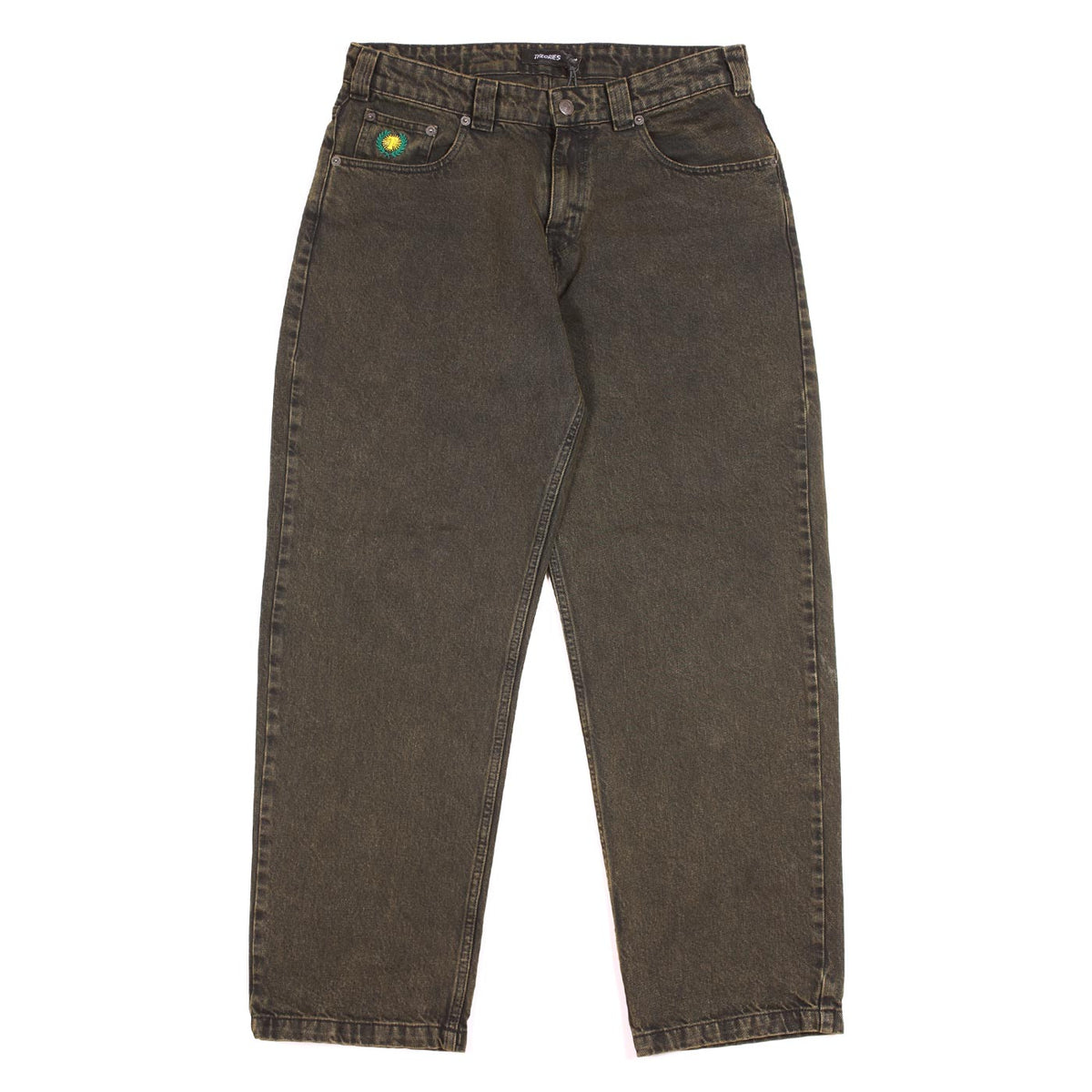 Theories Plaza Denim Pant Brown