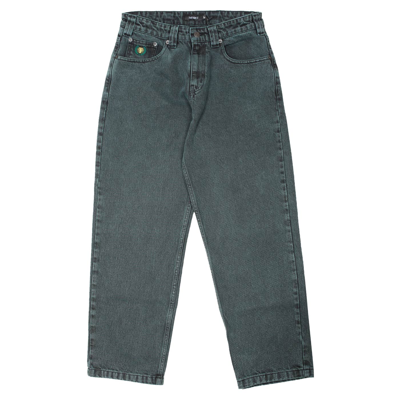 26ss Theory Tinted denim ウォッシュドアンカー Theories Plaza Jeans Washed Evergreen – THEORIES OF ATLANTIS