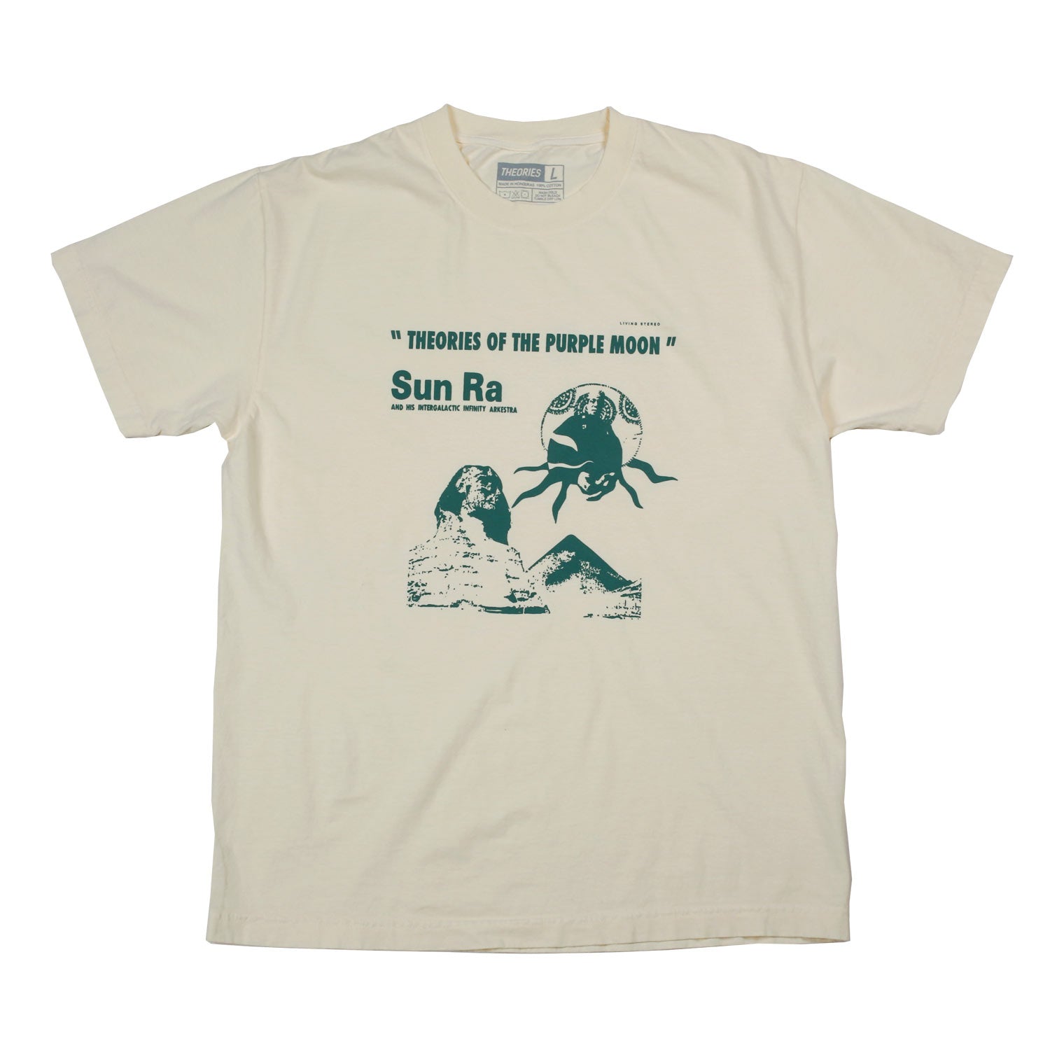 Theories Purple Moon Tee Cream/Green
