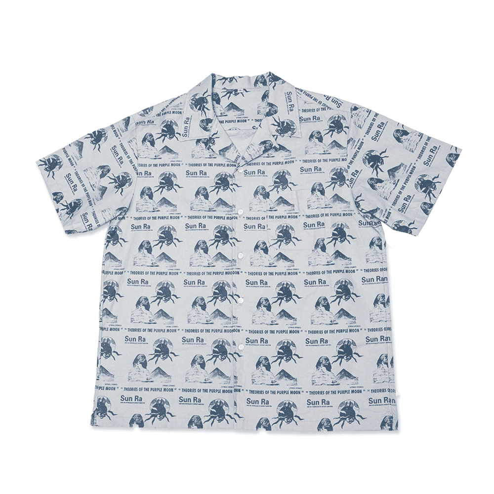 Theories Purple Moon Vacation Shirt Slate