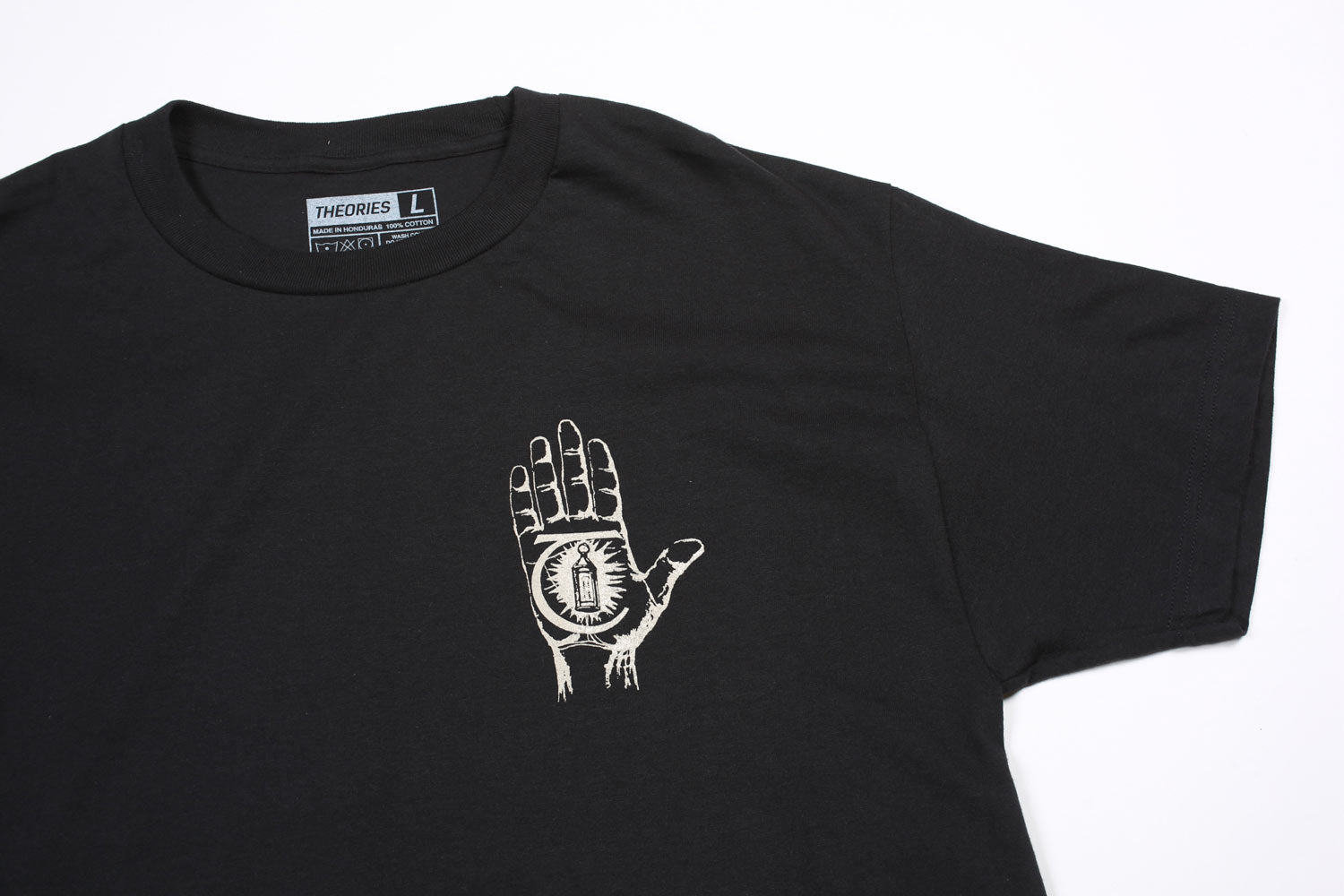 Theories Rasputin Inverted Tee Black