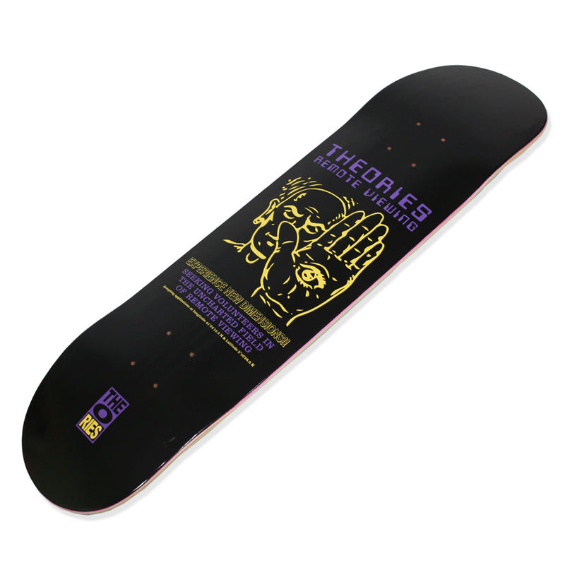 Theories REMOTE VIEWING Skateboard Deck Side