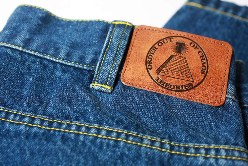 Theories Scribble Jeans Washed Blue