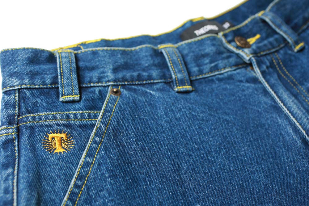 Theories Scribble Jeans Washed Blue