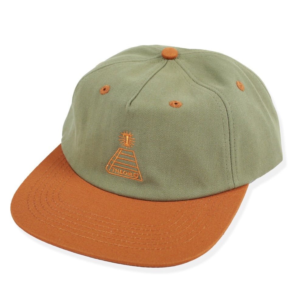 Theories SCRIBBLE Strapback Hat Pine/Khaki FRONT