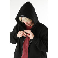 Theories SCRIBBLE SPORT ZIP HOODIE Black Model