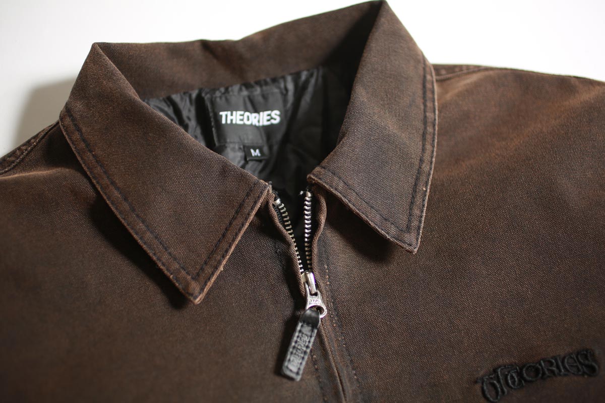 Theories Carpenter Work Jacket Washed Copper