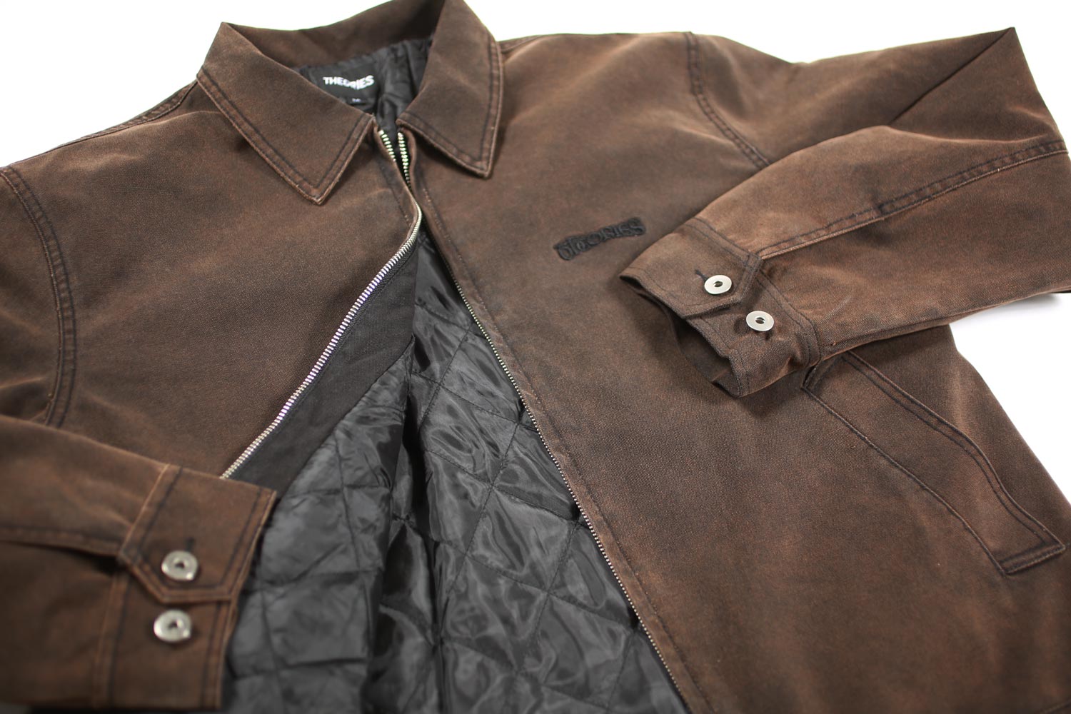 Theories Carpenter Work Jacket Washed Copper
