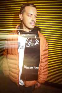 Theories Conscious Kitty Scarf Black