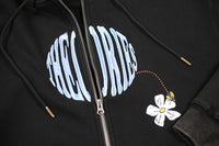 Theories Pollinate Zip-Hoodie Black