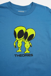 Theories Twins Tee Slate Blue