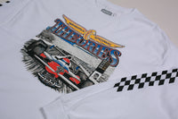 Theories Speedway Longsleeve Tee White