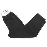 Theories Stamp Lounge Pant Black w/ Grey Contrast Stitch FOLD