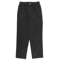 Theories Stamp Lounge Pant Black w/ Grey Contrast Stitch FRONT