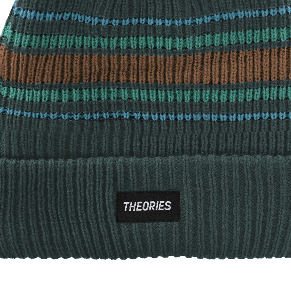 Theories STAMP LABEL Bonnet côtelé sauge