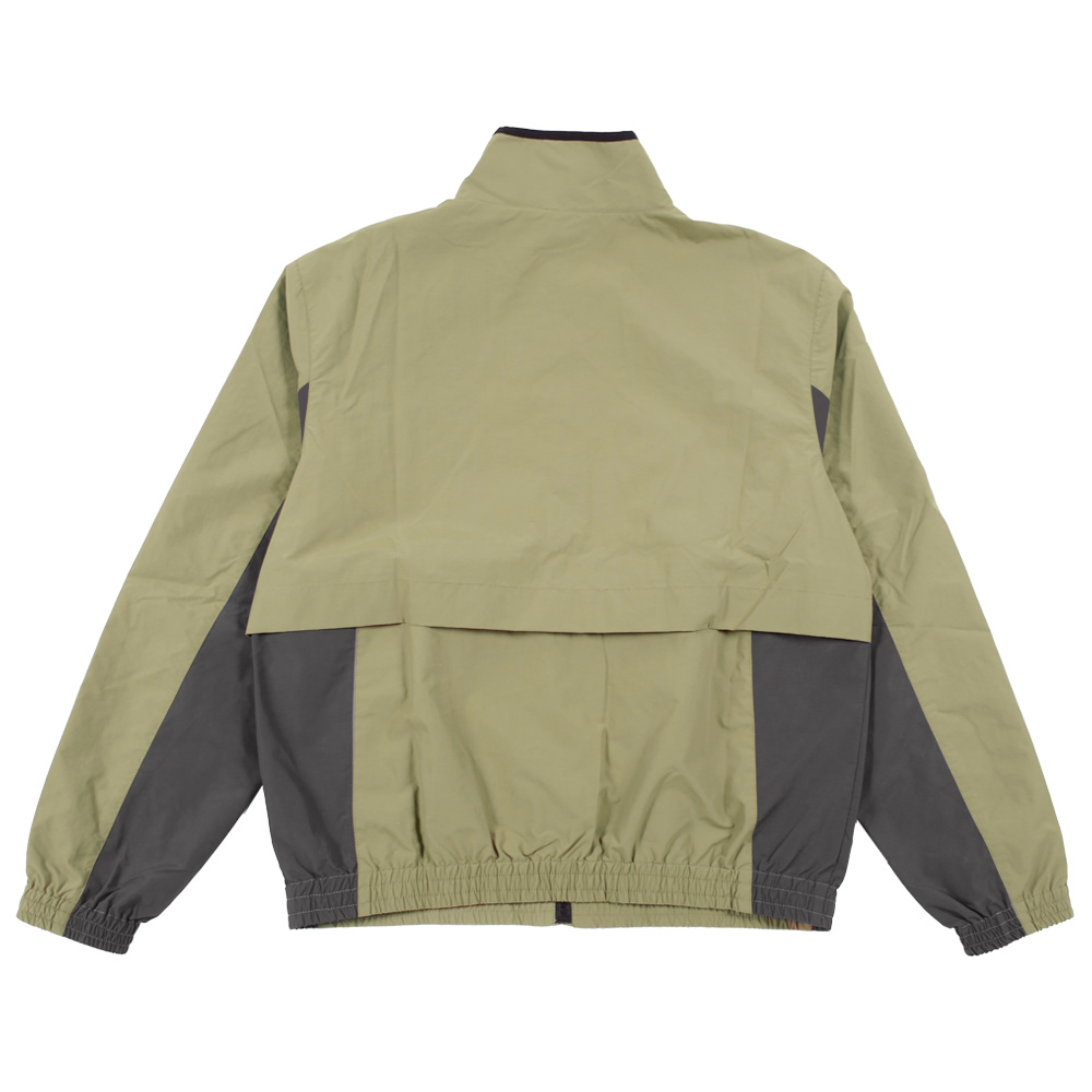 Theories TAILWIND VENTED WINDBREAKER JACKET Olive back flat

