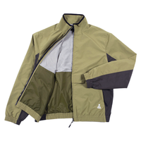 Theories TAILWIND VENTED WINDBREAKER JACKET Olive lat open