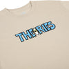 Theories THAT'S LIFE Tee Sand Detail