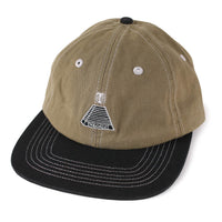 Theories Scribble Herringbone Strapback Hat Olive