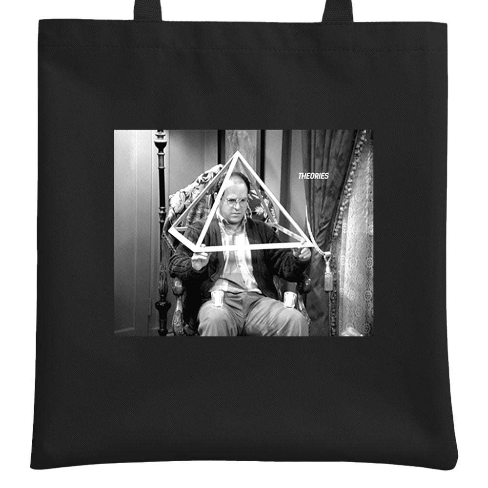 Theories TRINITY OF COSTANZA Tote Black Detail