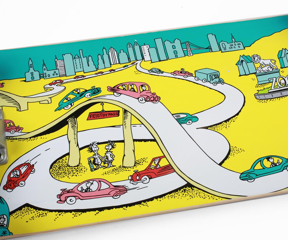 Traffic Josh Feist Places You'll Go Complete Skateboard Deck