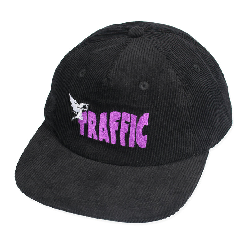 Traffic Skateboards Sabbath Cord Snapback Hat Black Front