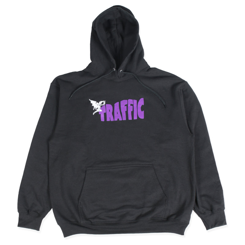 Traffic Skateboards Sabbath Hoodie Black Front 