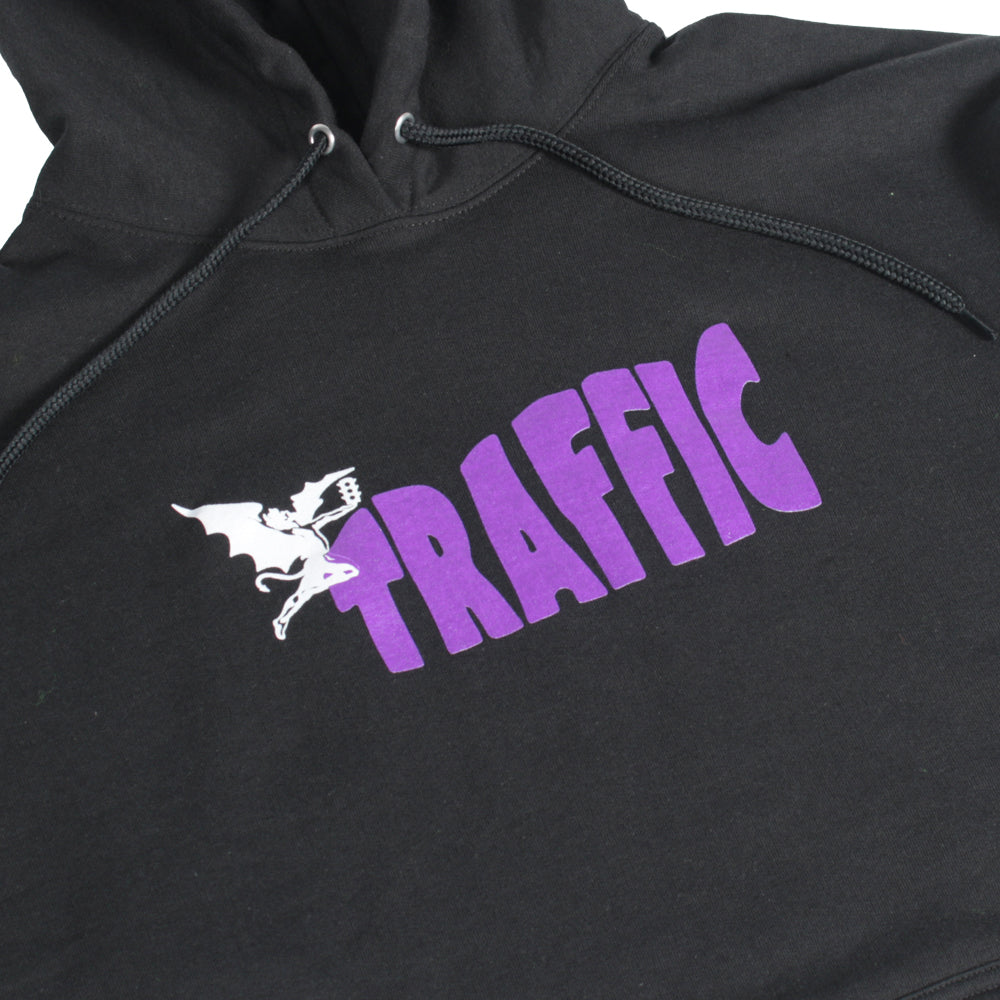 Traffic Skateboards Sabbath Hoodie Black Detail