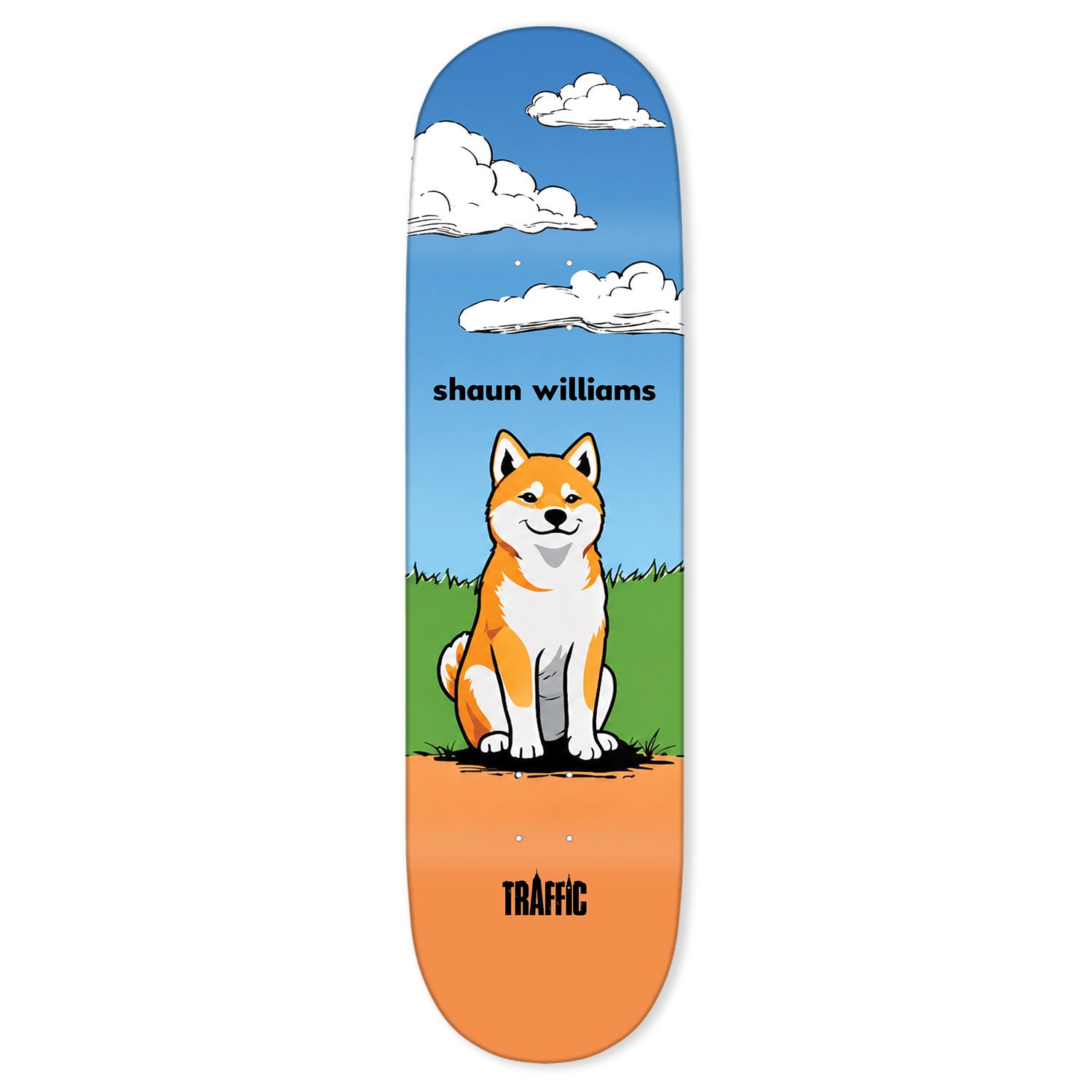 Traffic Skateboards Shaun Williams Miso Skateboard Deck PREBOOK