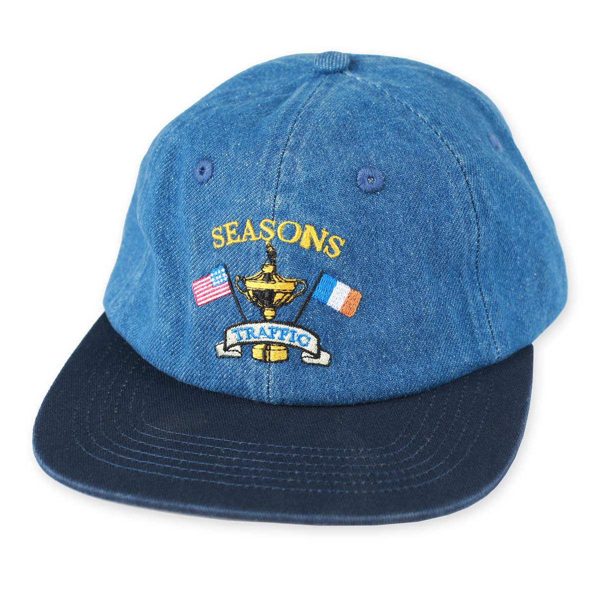 Traffic Skateboards x Seasons Skateshop Collab Hat Denim / Navy