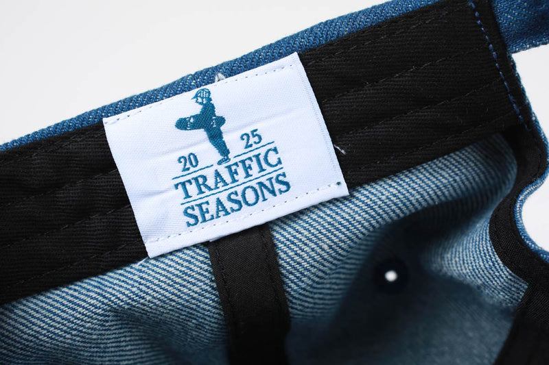Traffic Skateboards x Seasons Skateshop Collab Hat Denim / Navy