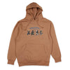 Traffic Skateboards Bear Essentials Pullover Hooded Sweatshirt Pecan