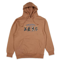 Traffic Skateboards Bear Essentials Pullover Hooded Sweatshirt Pecan