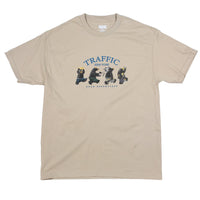 Traffic Skateboards Bear Essentials Tee Cream