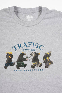 Traffic Skateboards Bear Essentials Tee Heather