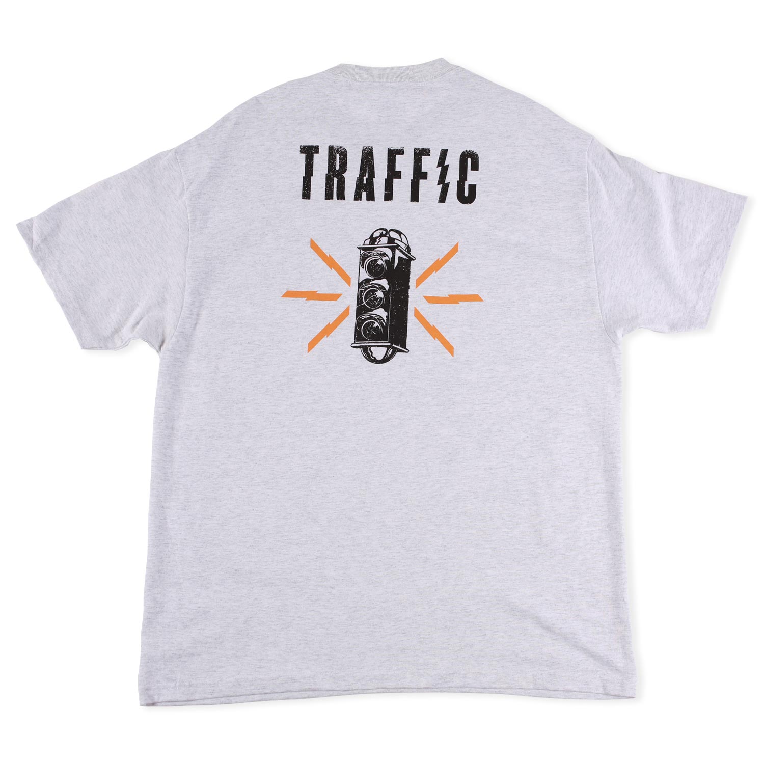 Traffic Skateboards Caution Tee Grey