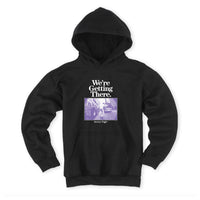 Traffic Skateboards Getting There Pullover Hooded Sweatshirt Black PREBOOK