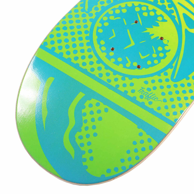 TRAFFIC SKATEBOARDS GRADIENT LIGHT DECK TAIL DETAIL